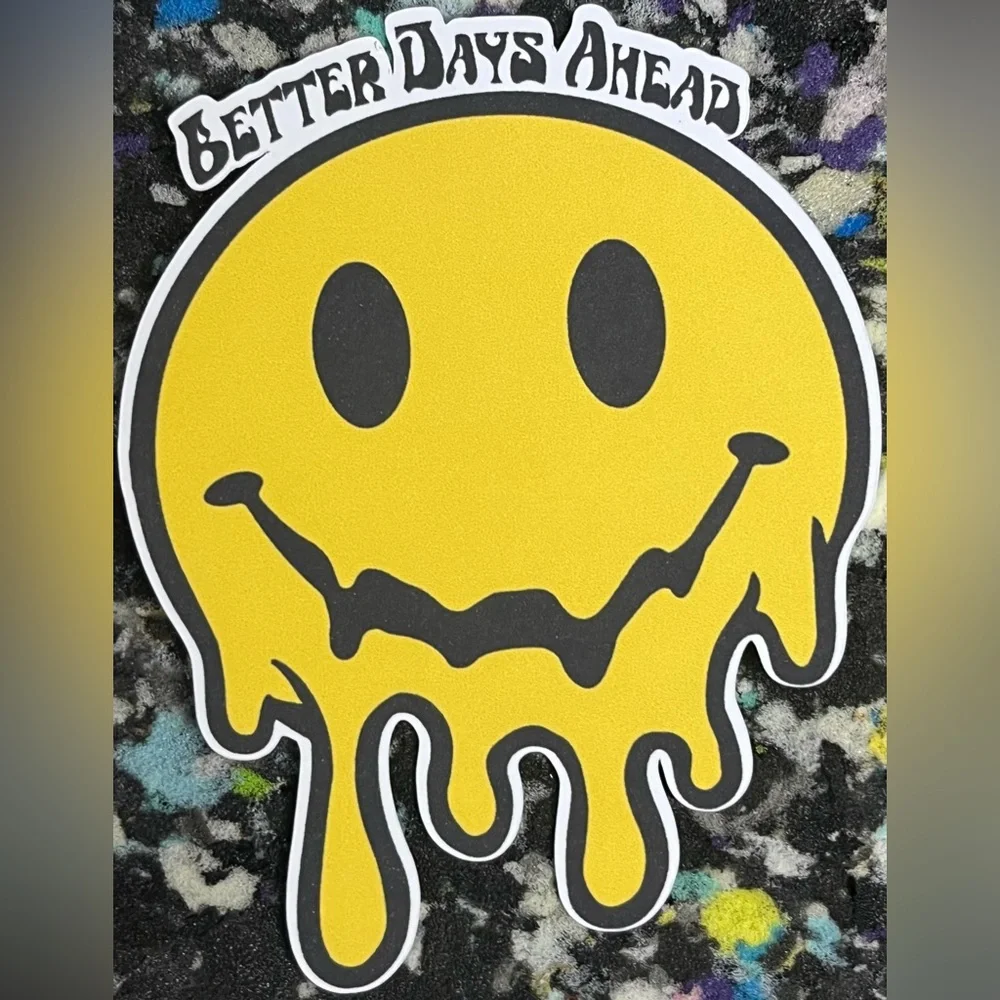 Lot of 4 Y2K Stickers Cool Decals Street Graffiti Die Cut Aesthetic Stickers